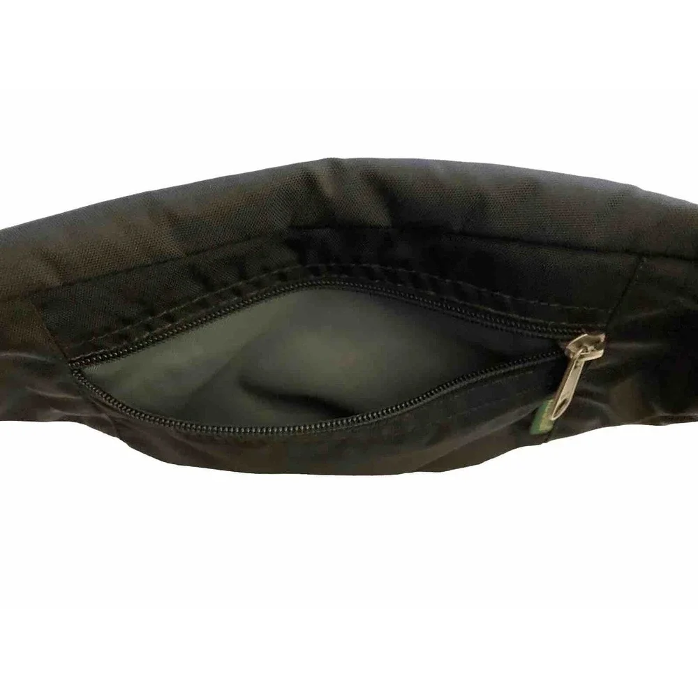 Vintage LL Bean Nylon Fanny Pack Waist Belt Bag Zippered Pockets Made in USA - Picture 6 of 10